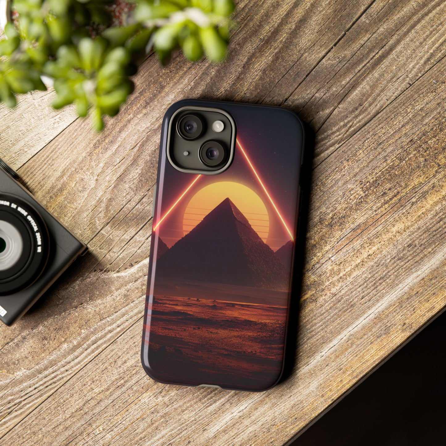Retro Pyramid Sunset [TOUGH CASE]