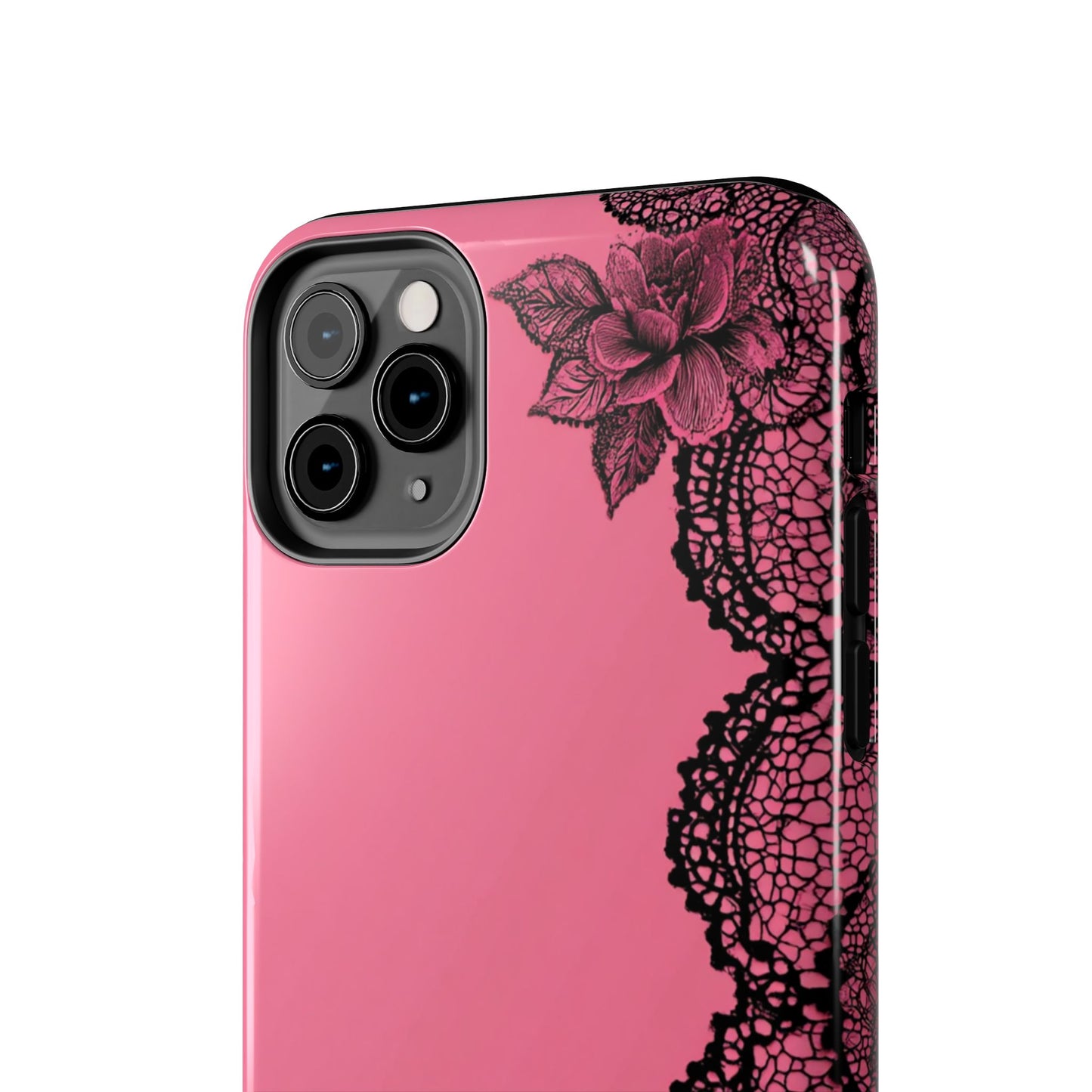 Pink Floral Lace