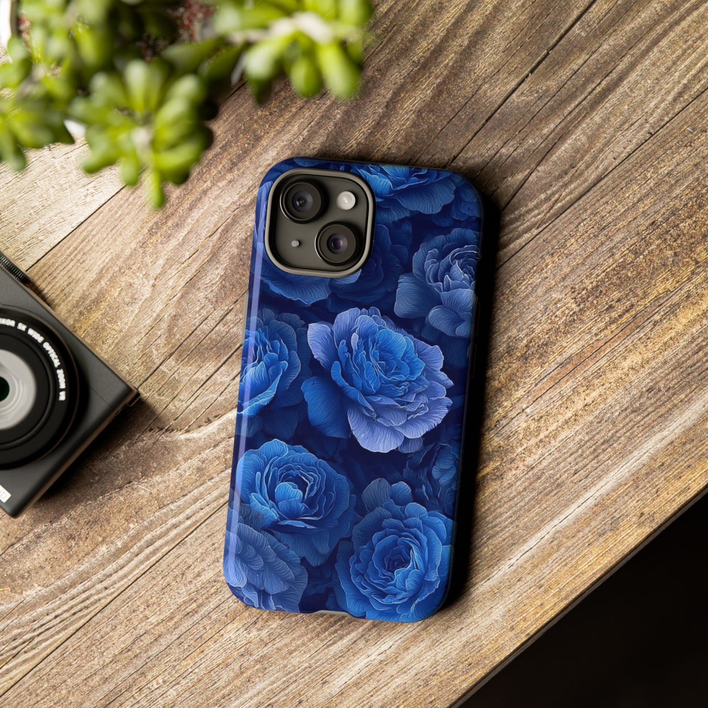 Floral Blue Roses [TOUGH CASE]