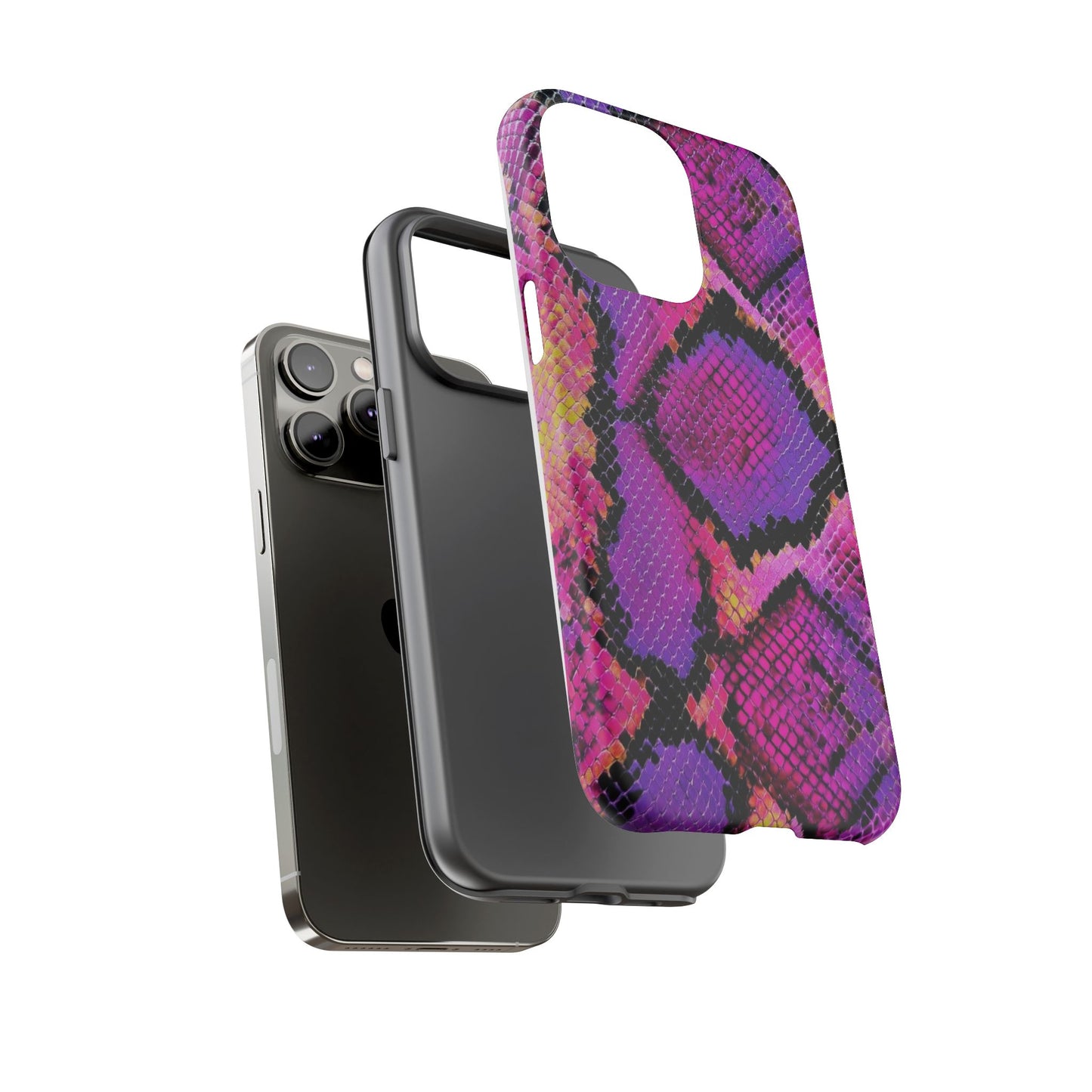 Purple Pink Snake Skin [TOUGH CASE]