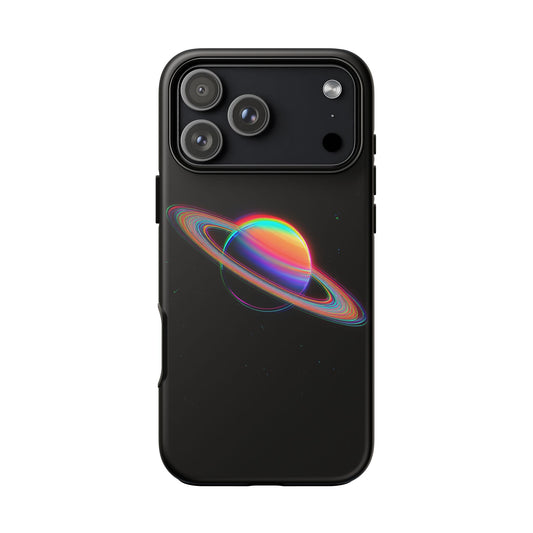 Glitched Saturn – (iPhone X - iPhone 17 Pro Max) [TOUGH CASE]