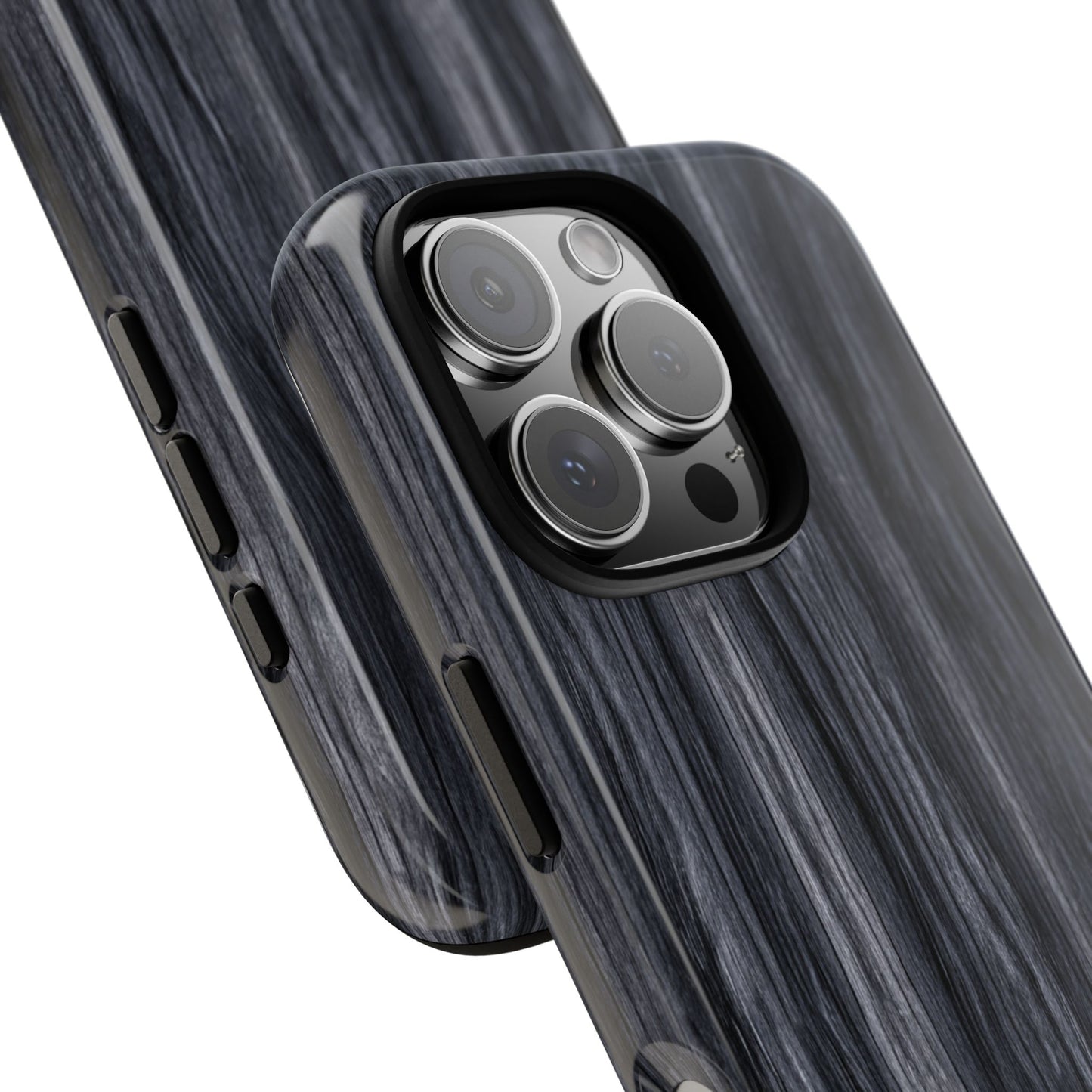 Black Wood (iPhone X - iPhone 17 Pro Max) [TOUGH CASE]