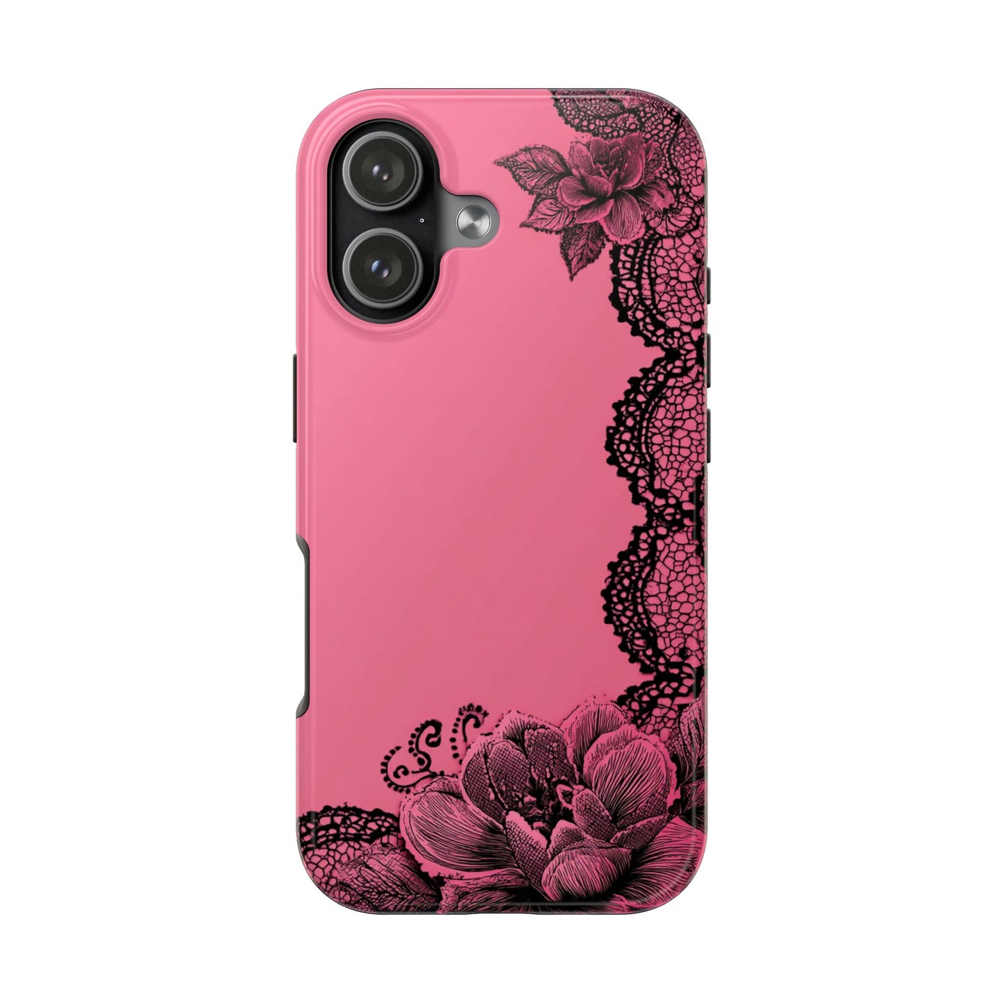 Pink Floral Lace