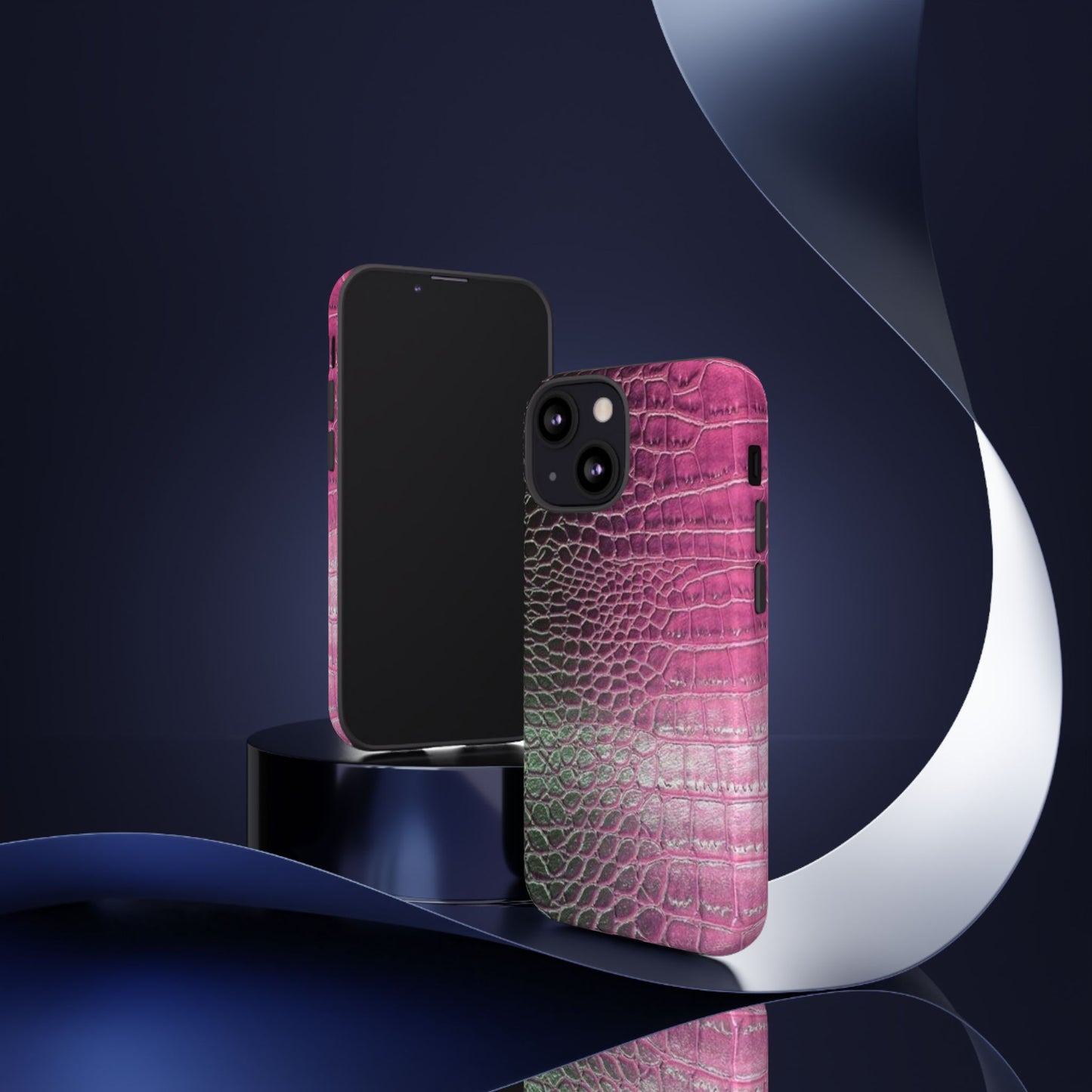 Purple Crocodile Leather [TOUGH CASE]
