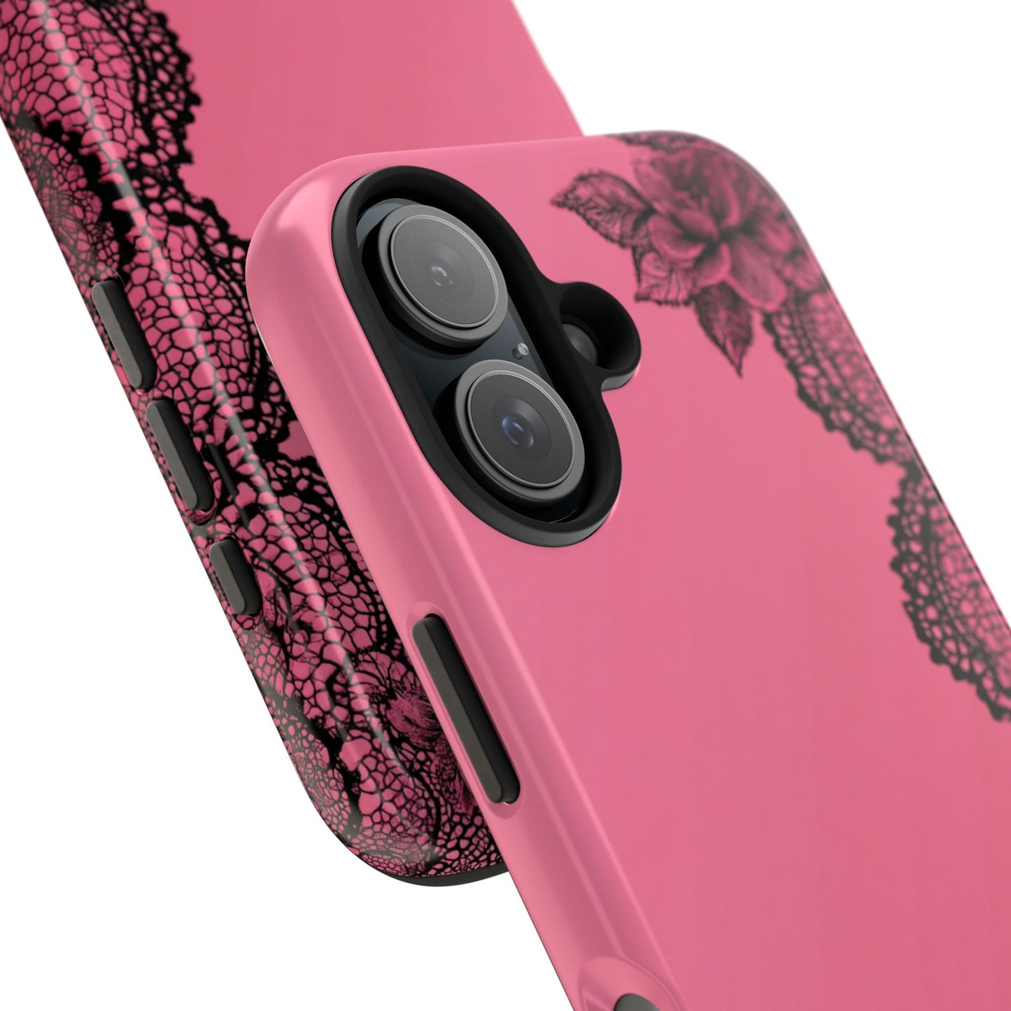 Pink Floral Lace