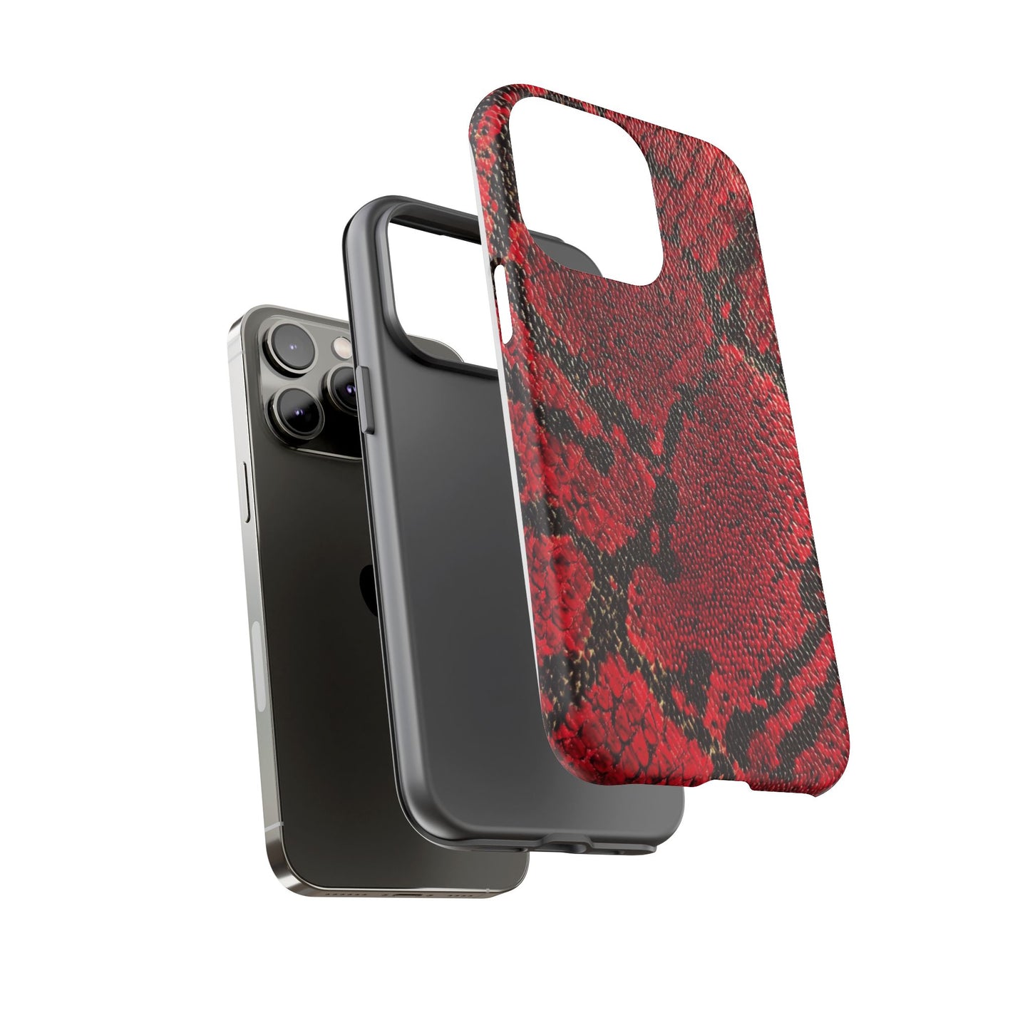Red Snake Skin [TOUGH CASE]