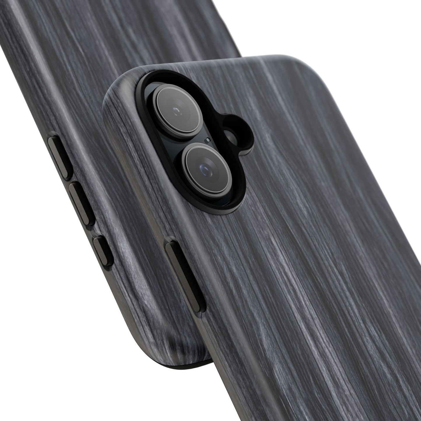Black Wood (iPhone X - iPhone 17 Pro Max) [TOUGH CASE]