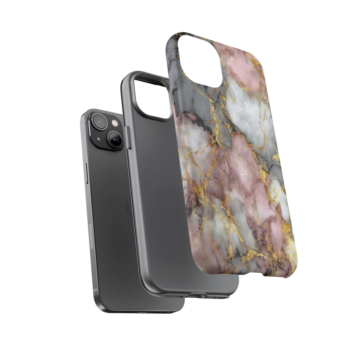 Rose & White Marble