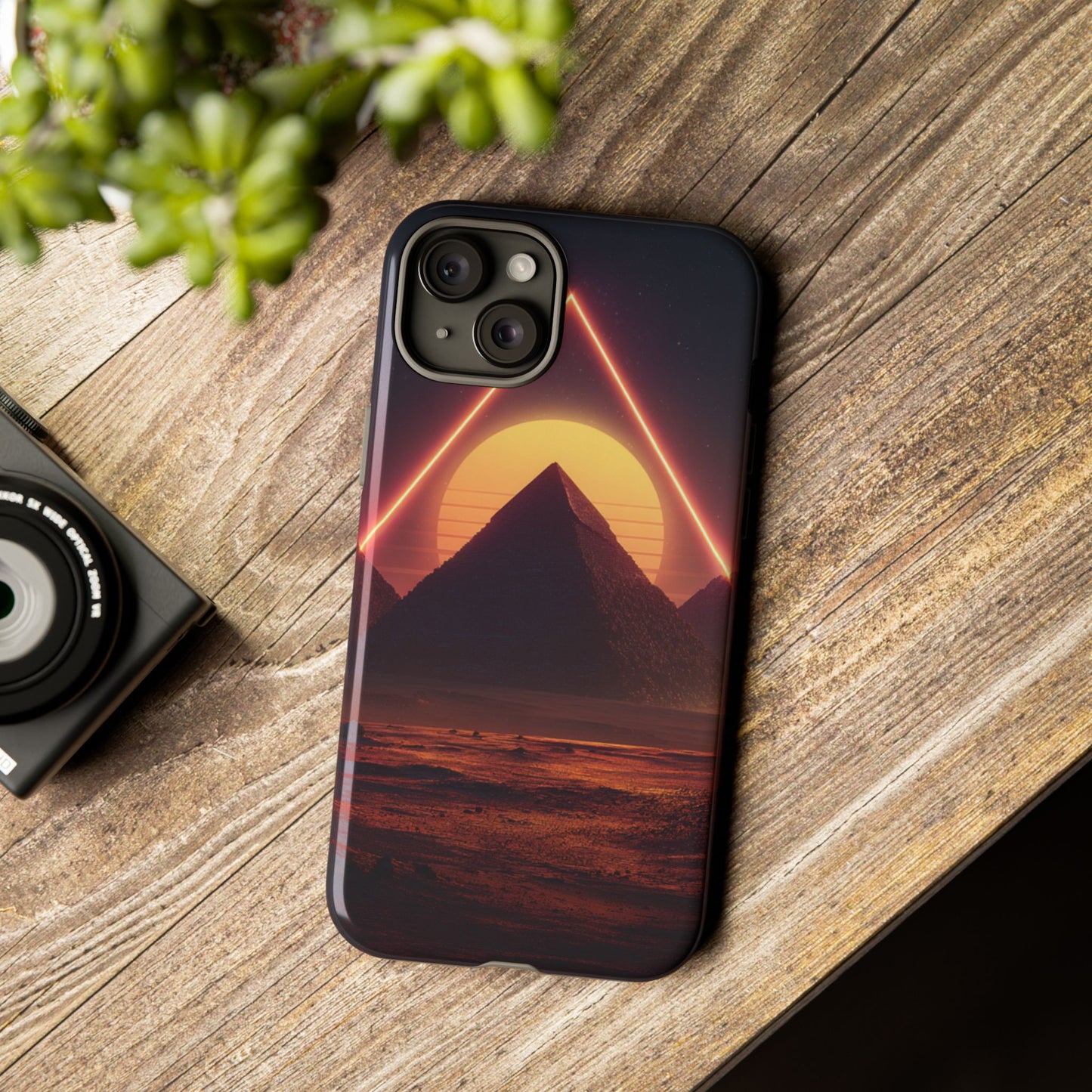 Retro Pyramid Sunset [TOUGH CASE]