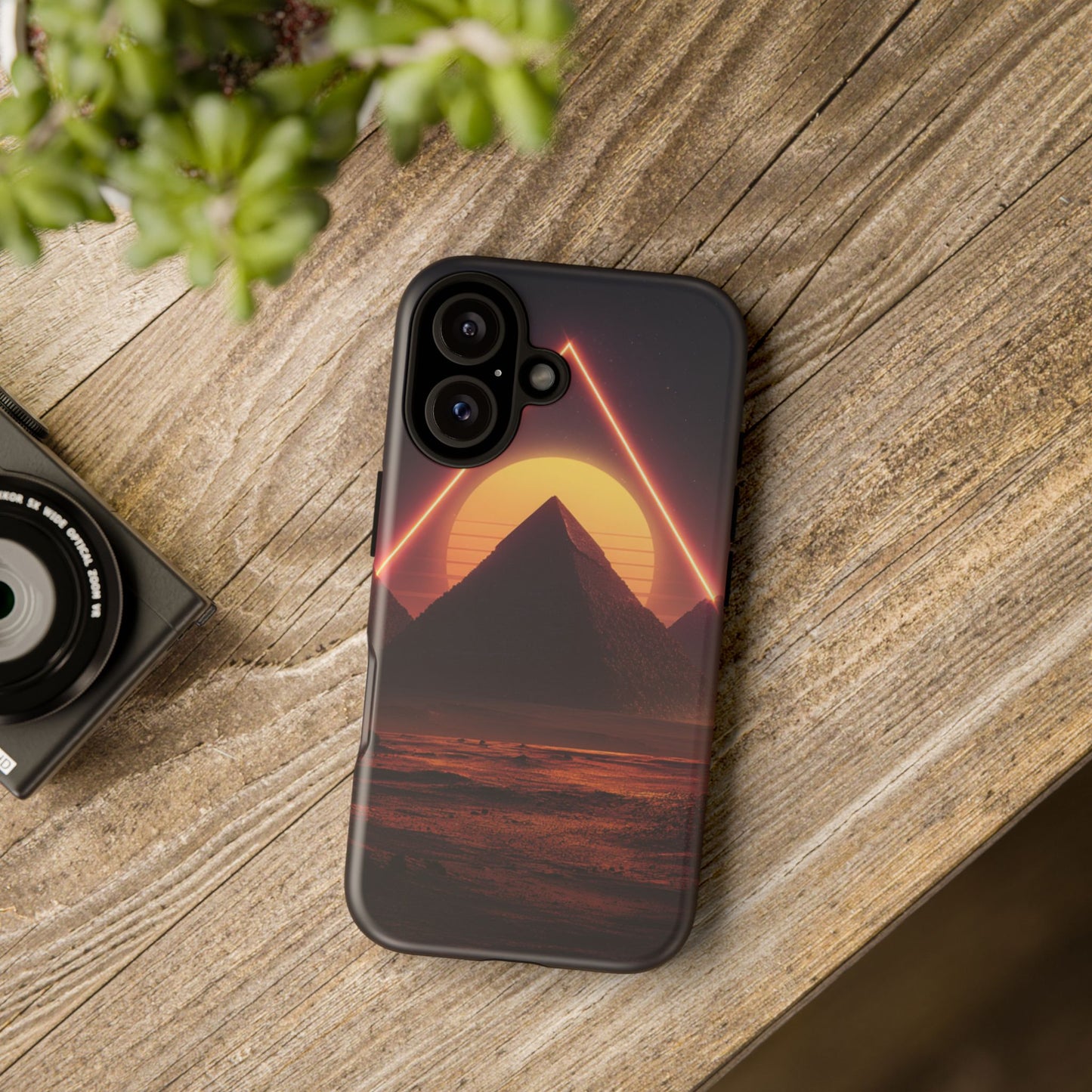 Retro Pyramid Sunset [TOUGH CASE]