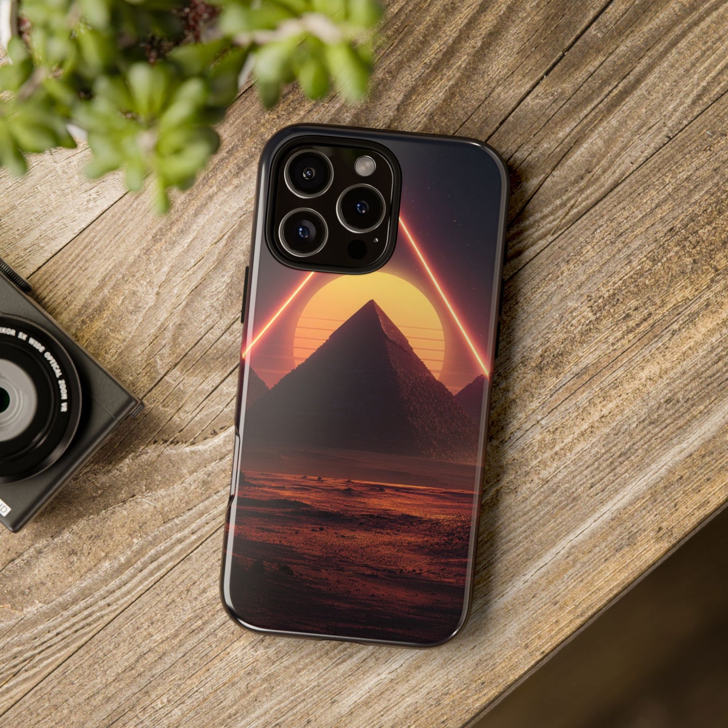 Retro Pyramid Sunset [TOUGH CASE]