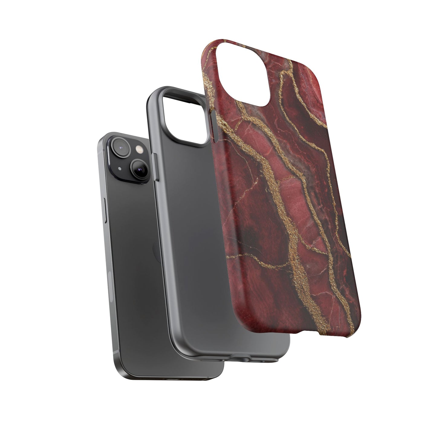 Red & Gold Marble [TOUGH CASE]
