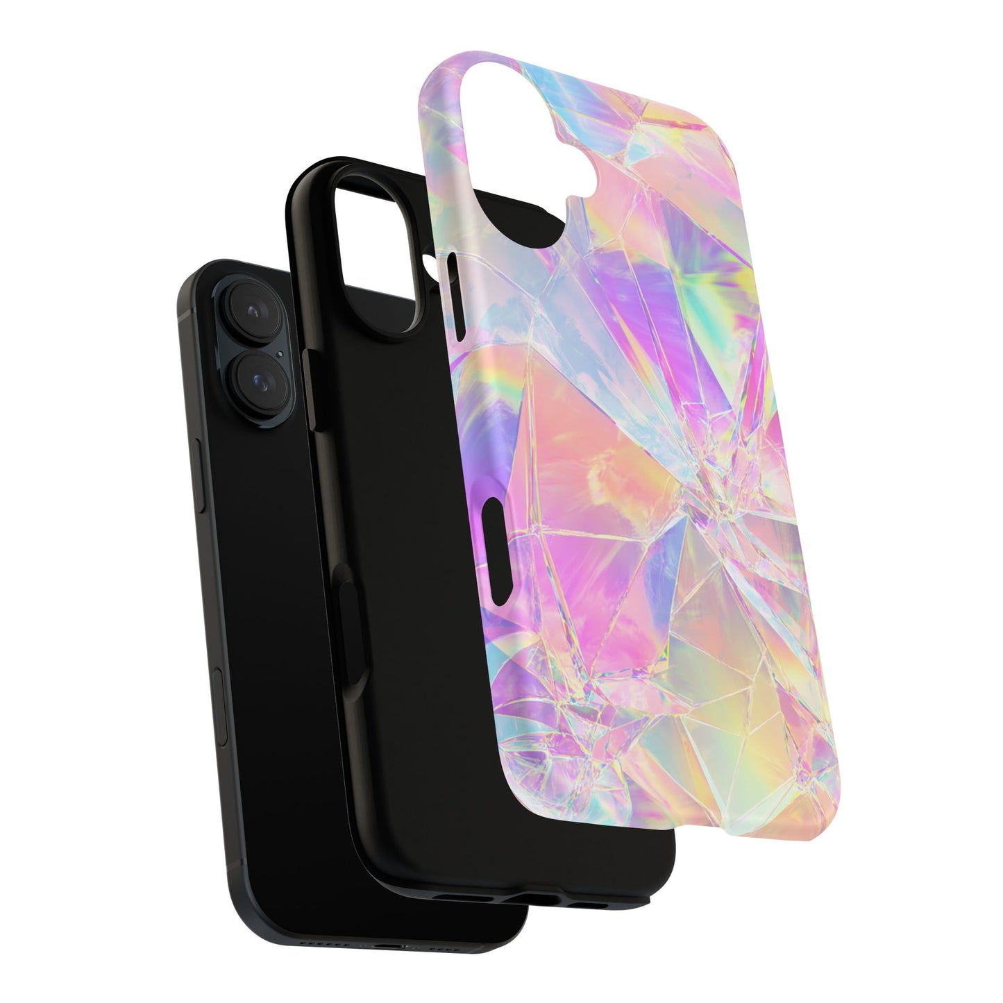 Iridescent Shards Phone Case (iPhone X - iPhone 17 Pro Max) [TOUGH CASE]