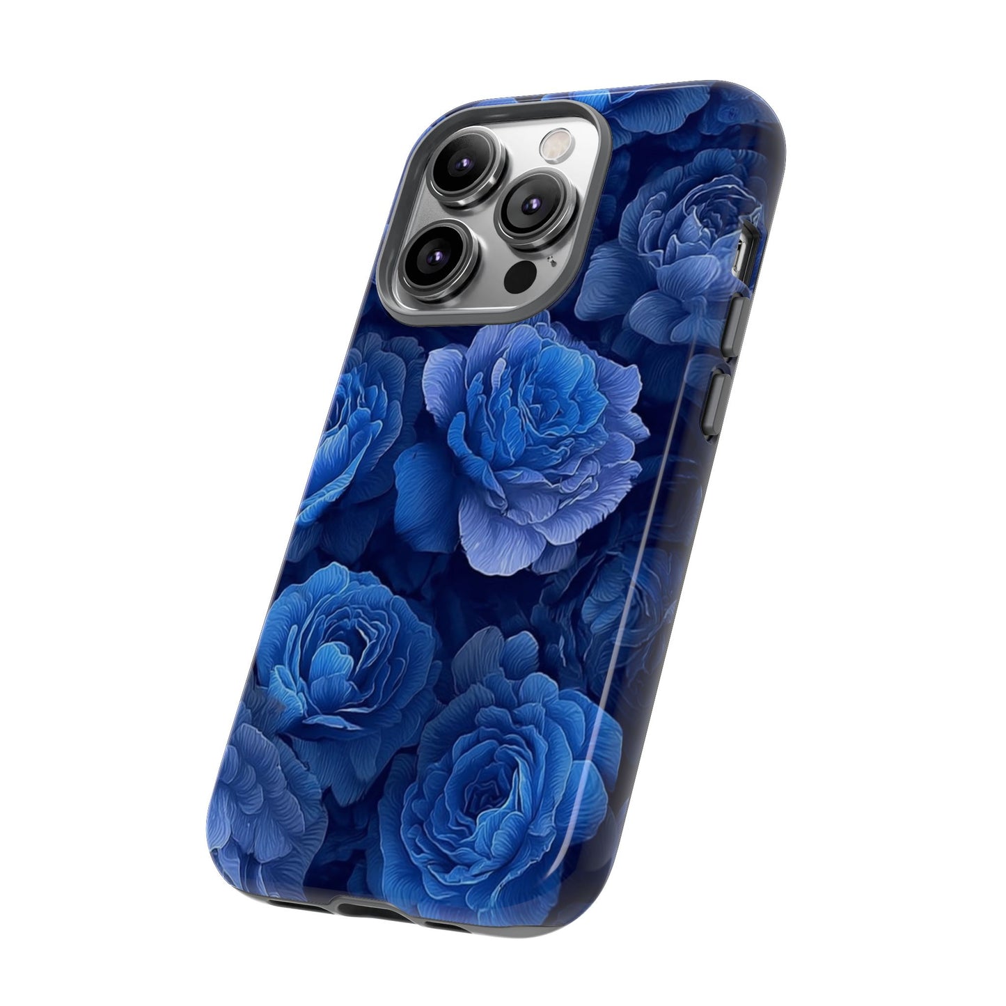 Floral Blue Roses [TOUGH CASE]