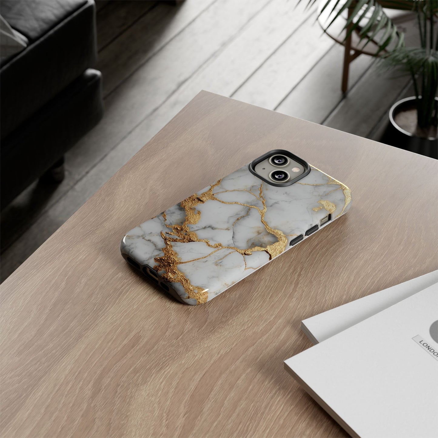 White & Gold Marble [TOUGH CASE]