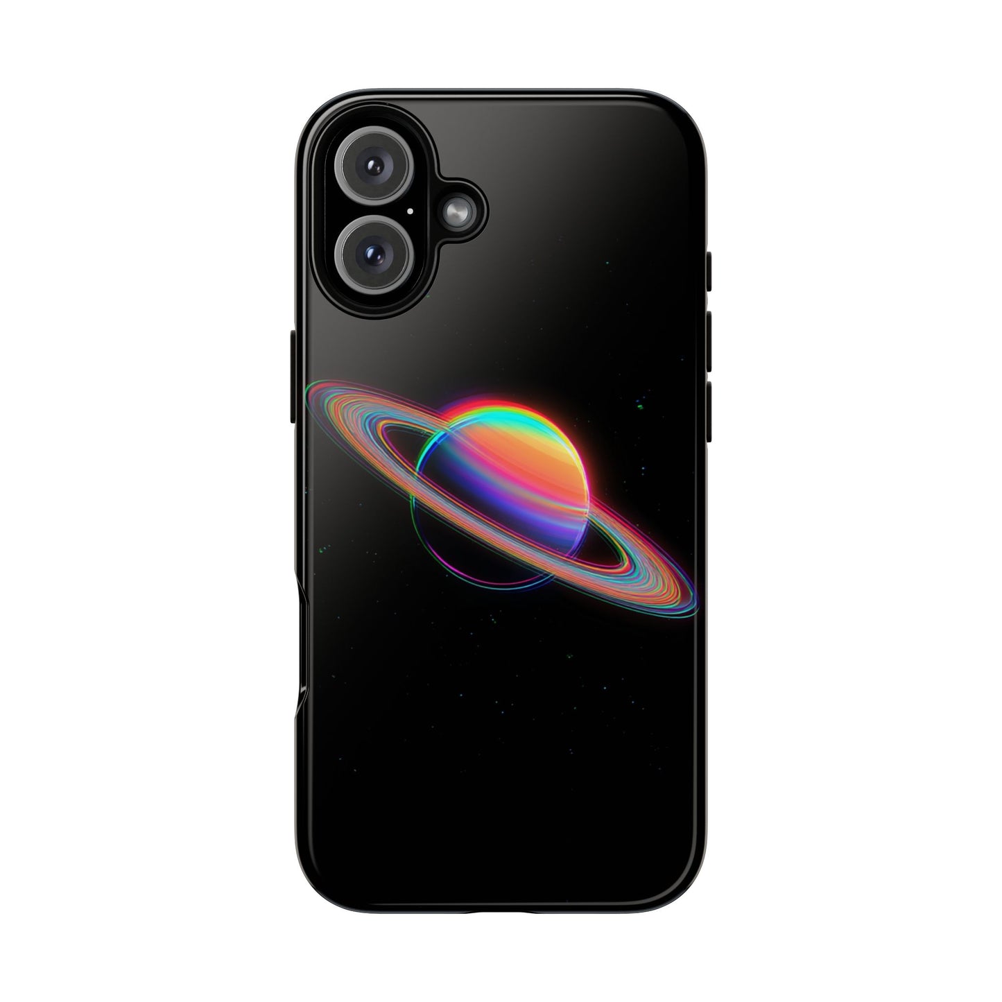 Glitched Saturn – (iPhone X - iPhone 17 Pro Max) [TOUGH CASE]
