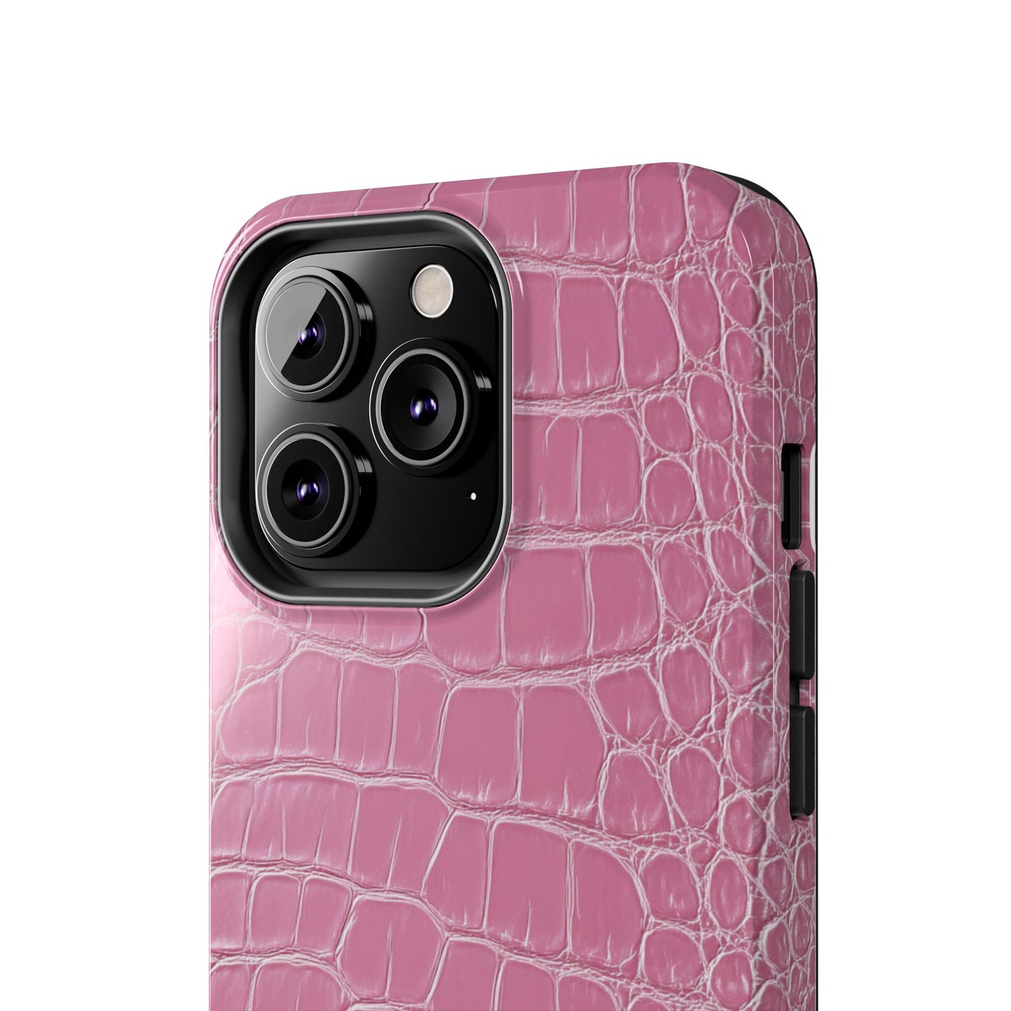 Pink Crocodile Leather