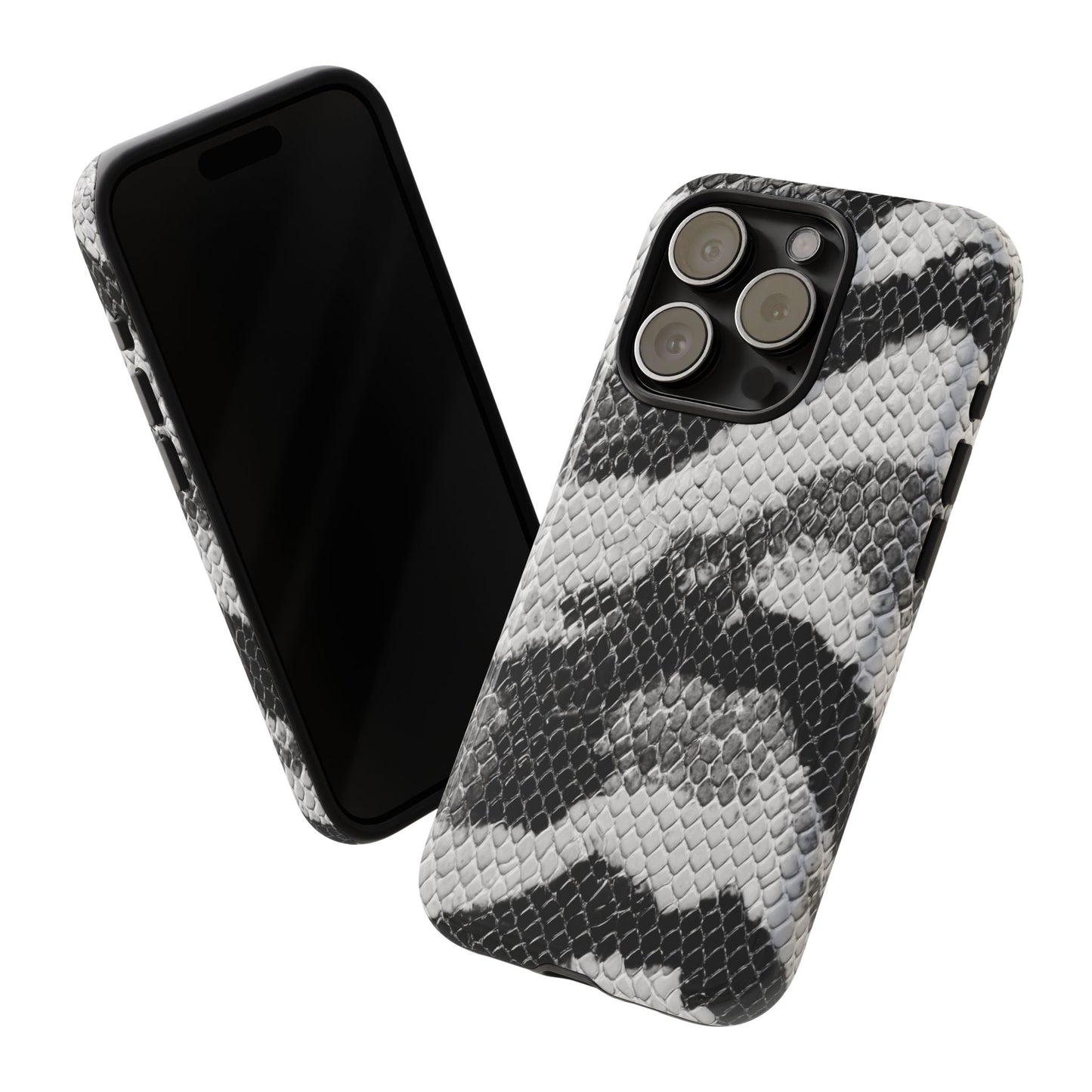 Black & White Snakeskin [TOUGH CASE]