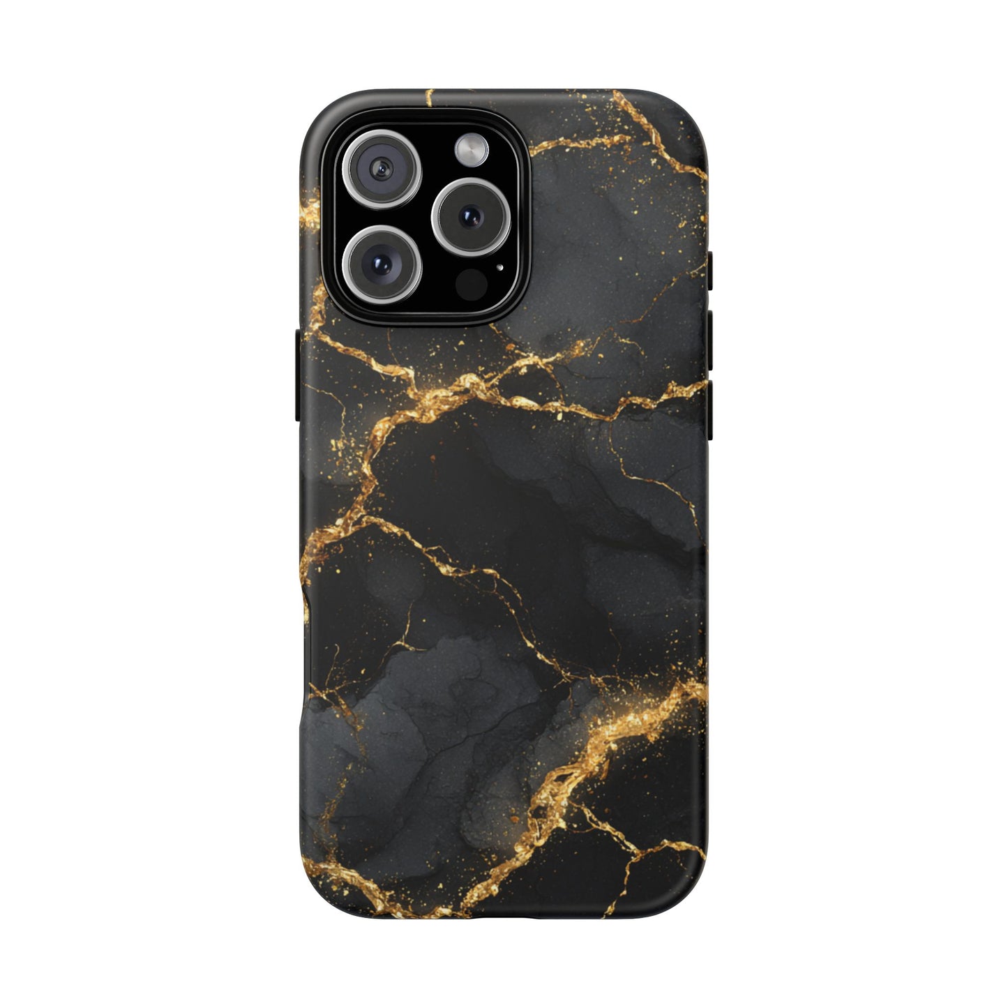 Black & Gold Marble [TOUGH CASE]