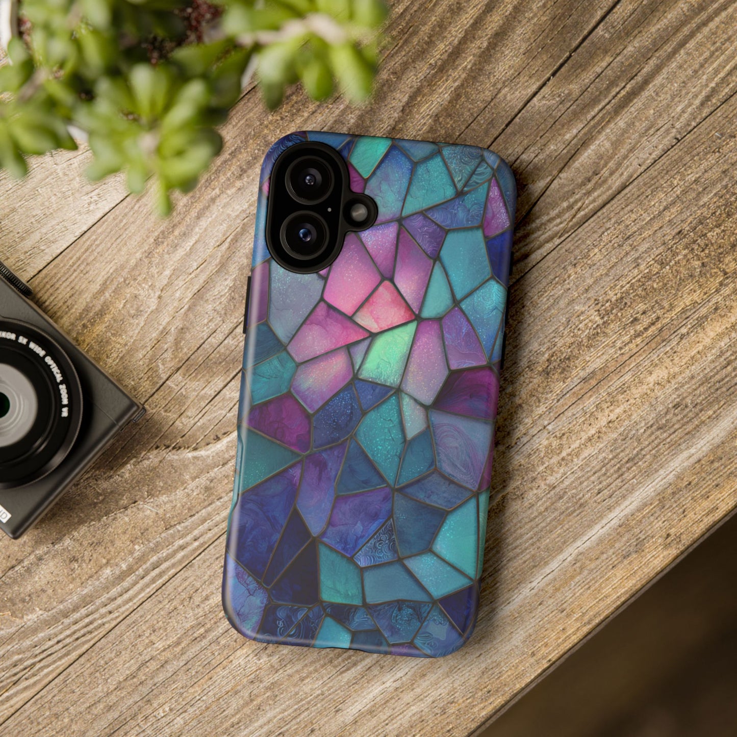 Stained Glass (iPhone X - iPhone 17 Pro Max) [TOUGH CASE]