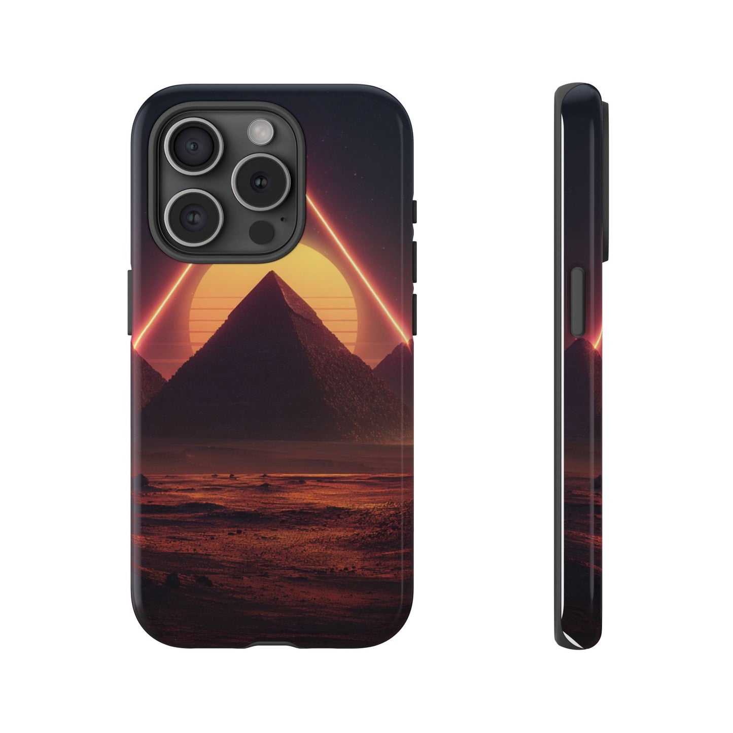 Retro Pyramid Sunset [TOUGH CASE]