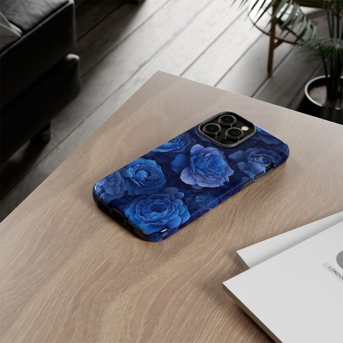 Floral Blue Roses [TOUGH CASE]