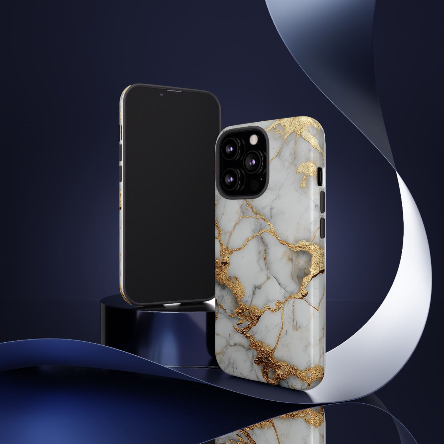 White & Gold Marble [TOUGH CASE]