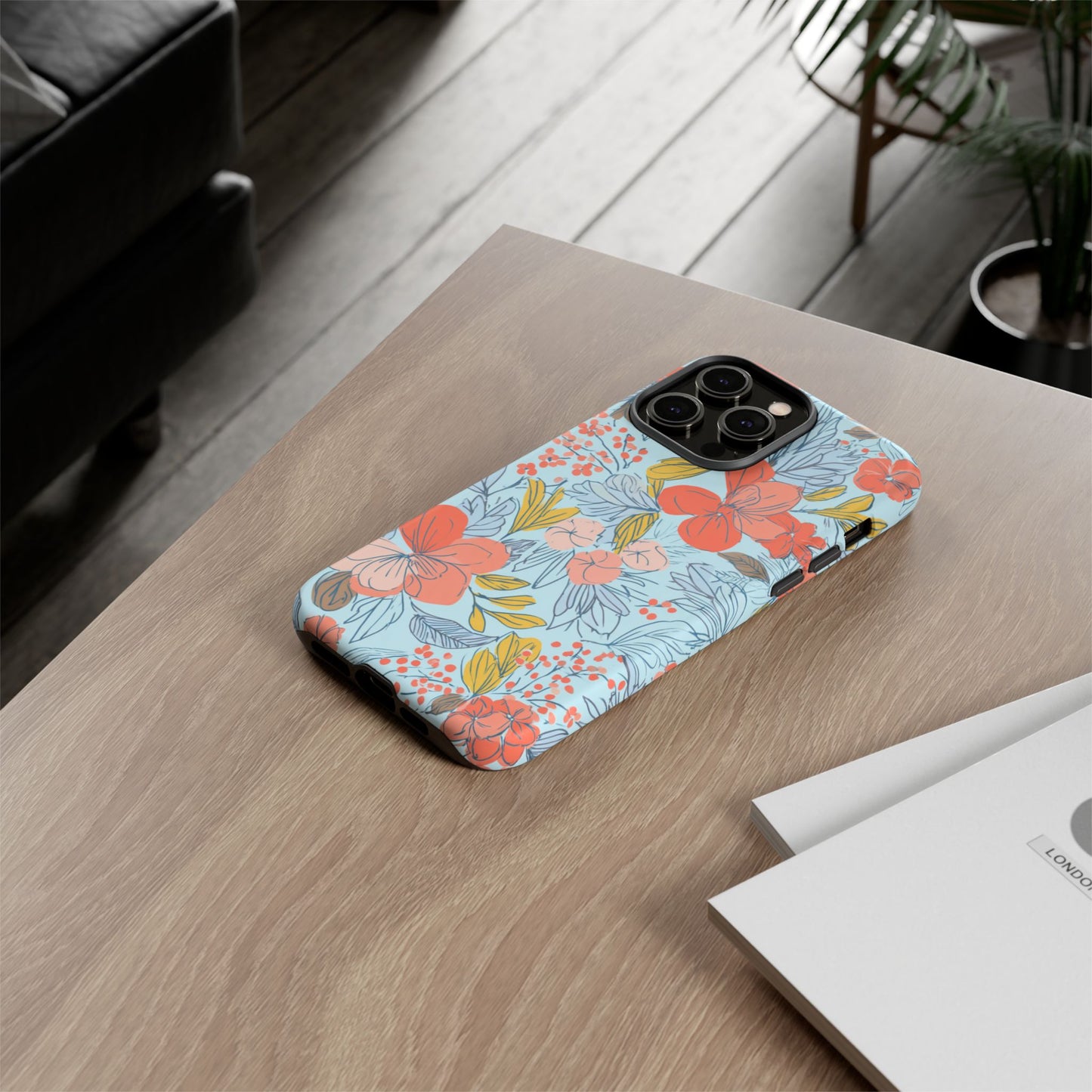 Floral 02 (iPhone X - iPhone 17 Pro Max) [TOUGH CASE]