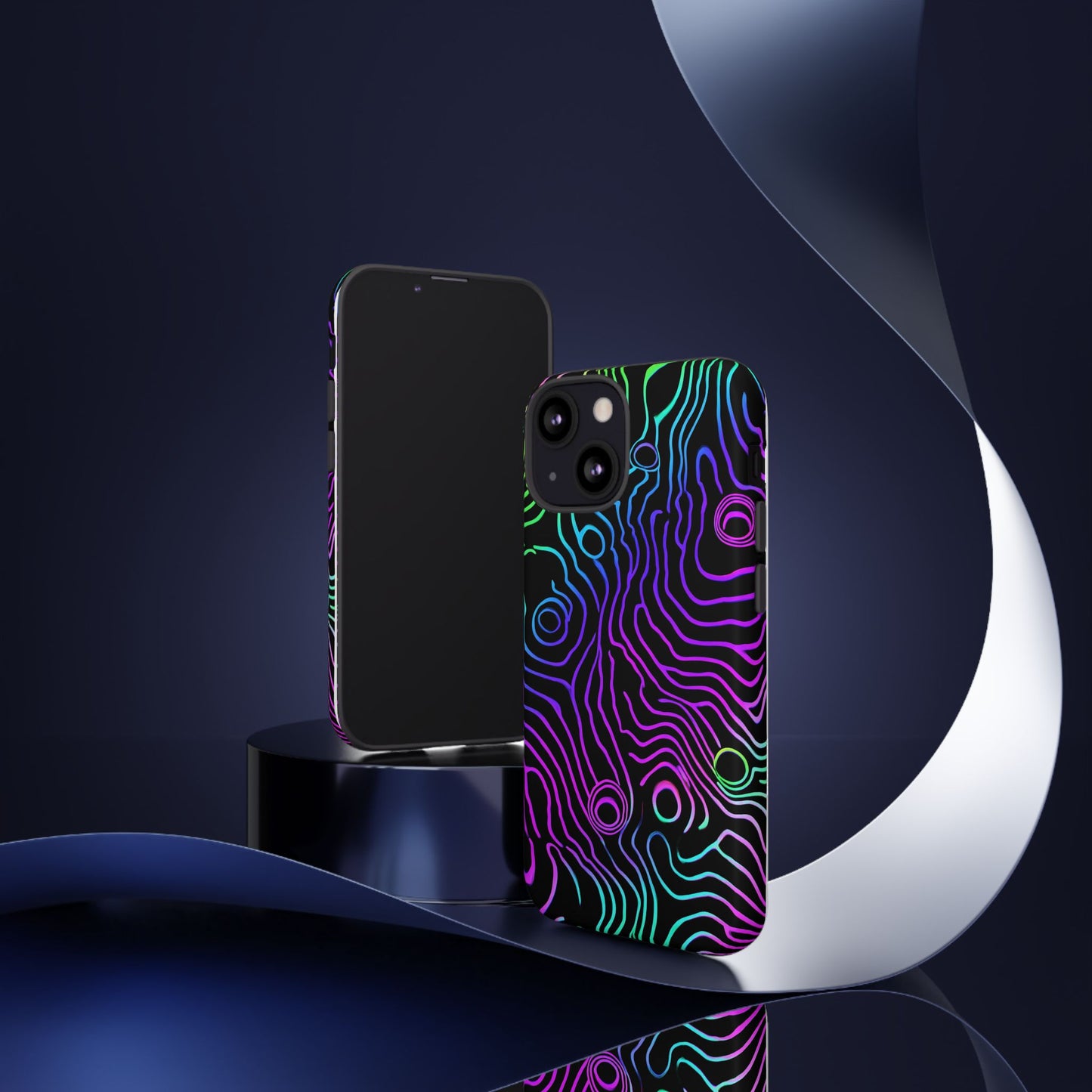 Topographic (iPhone X - iPhone 17 Pro Max) [TOUGH CASE]
