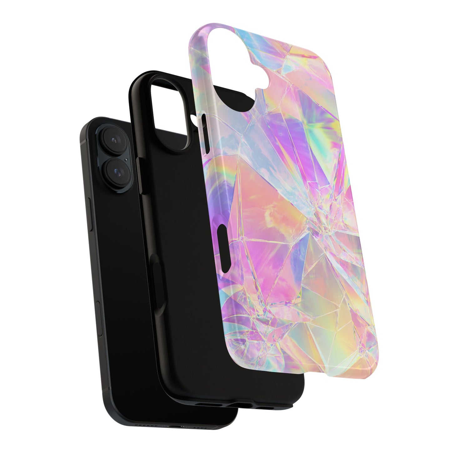 Iridescent Shards Phone Case (iPhone X - iPhone 17 Pro Max) [TOUGH CASE]
