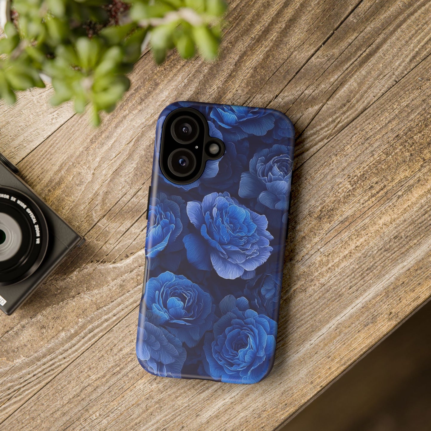 Floral Blue Roses [TOUGH CASE]