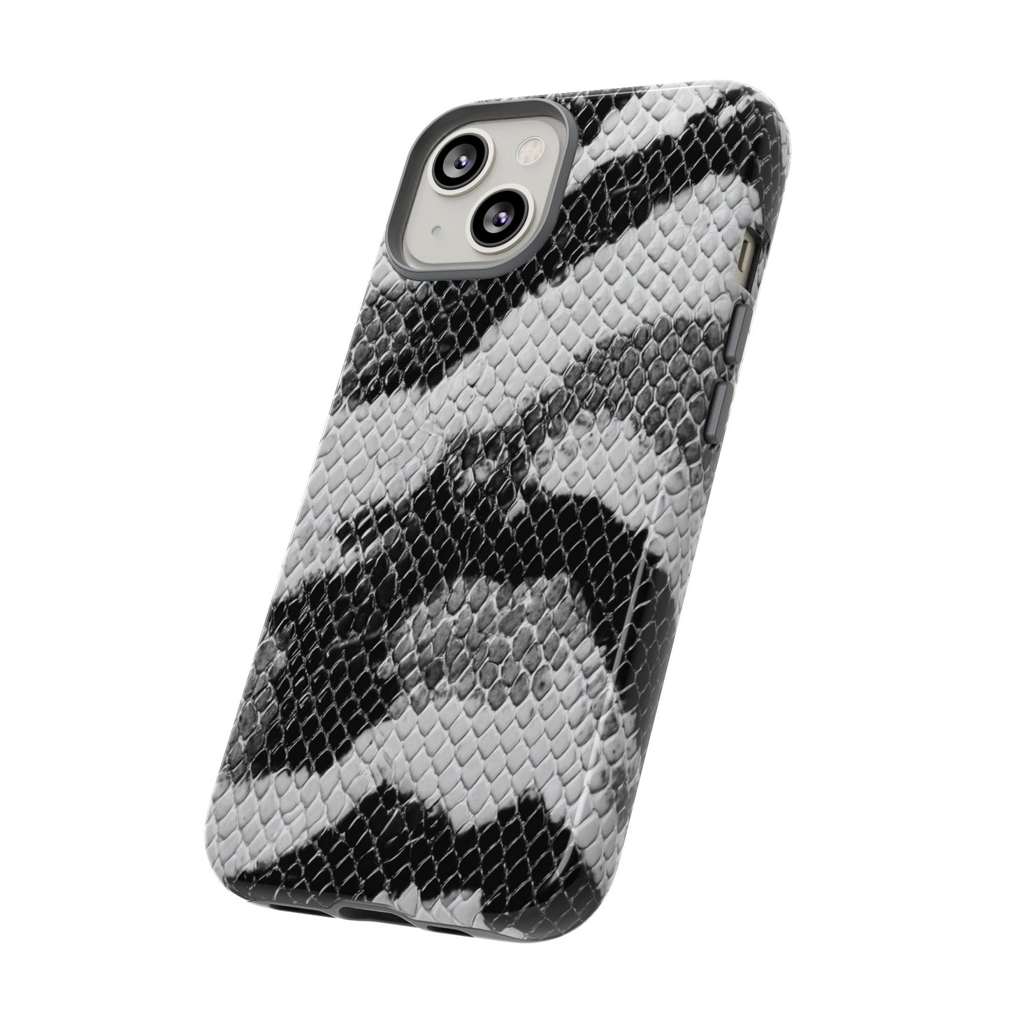 Black & White Snakeskin [TOUGH CASE]