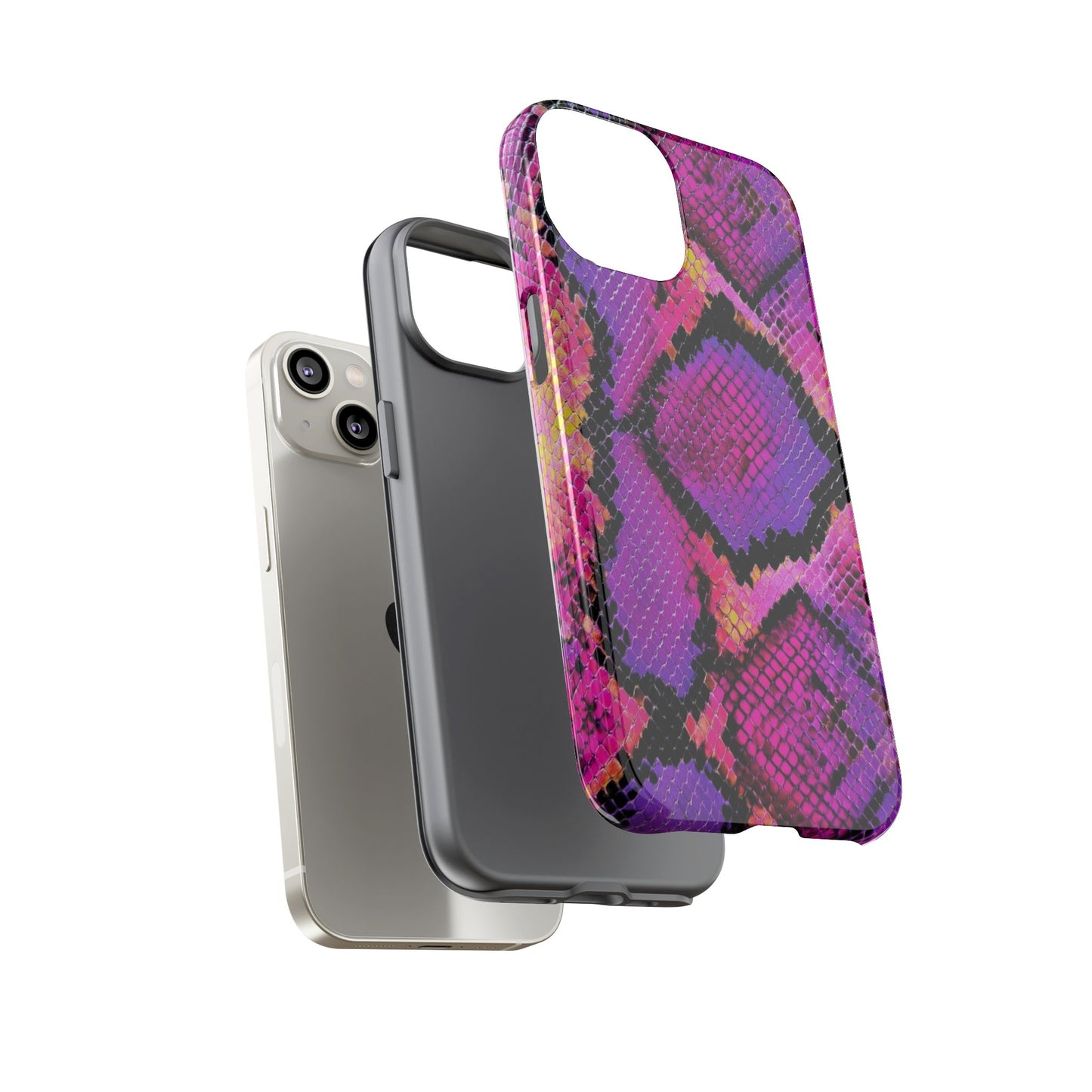 Purple Pink Snake Skin [TOUGH CASE]
