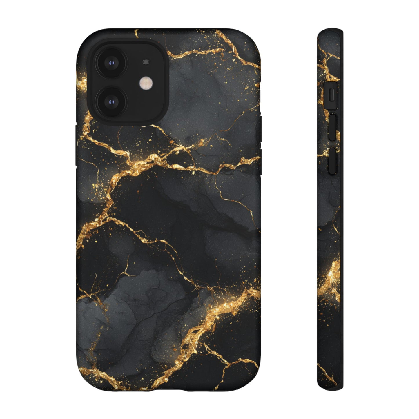 Black & Gold Marble [TOUGH CASE]