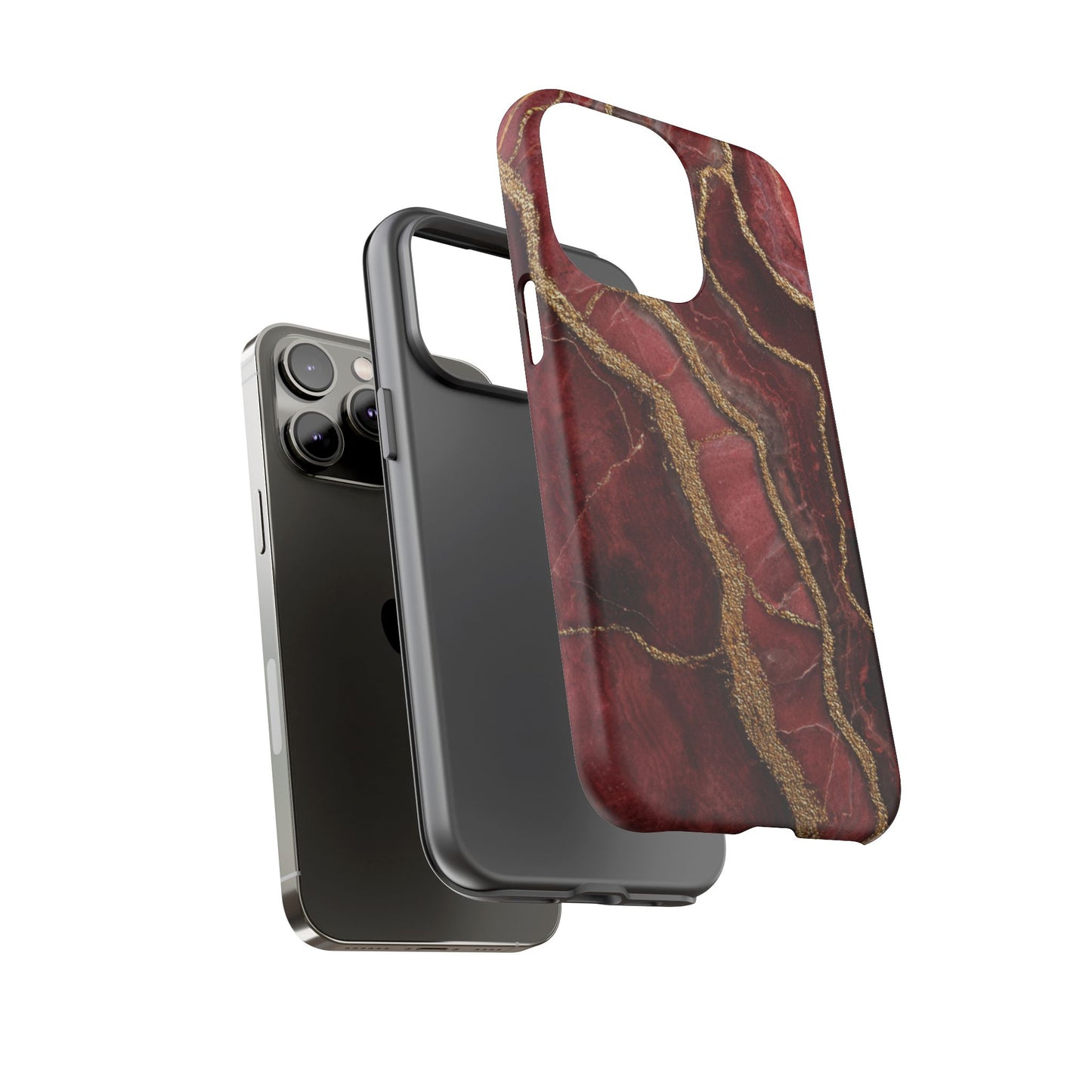 Red & Gold Marble [TOUGH CASE]