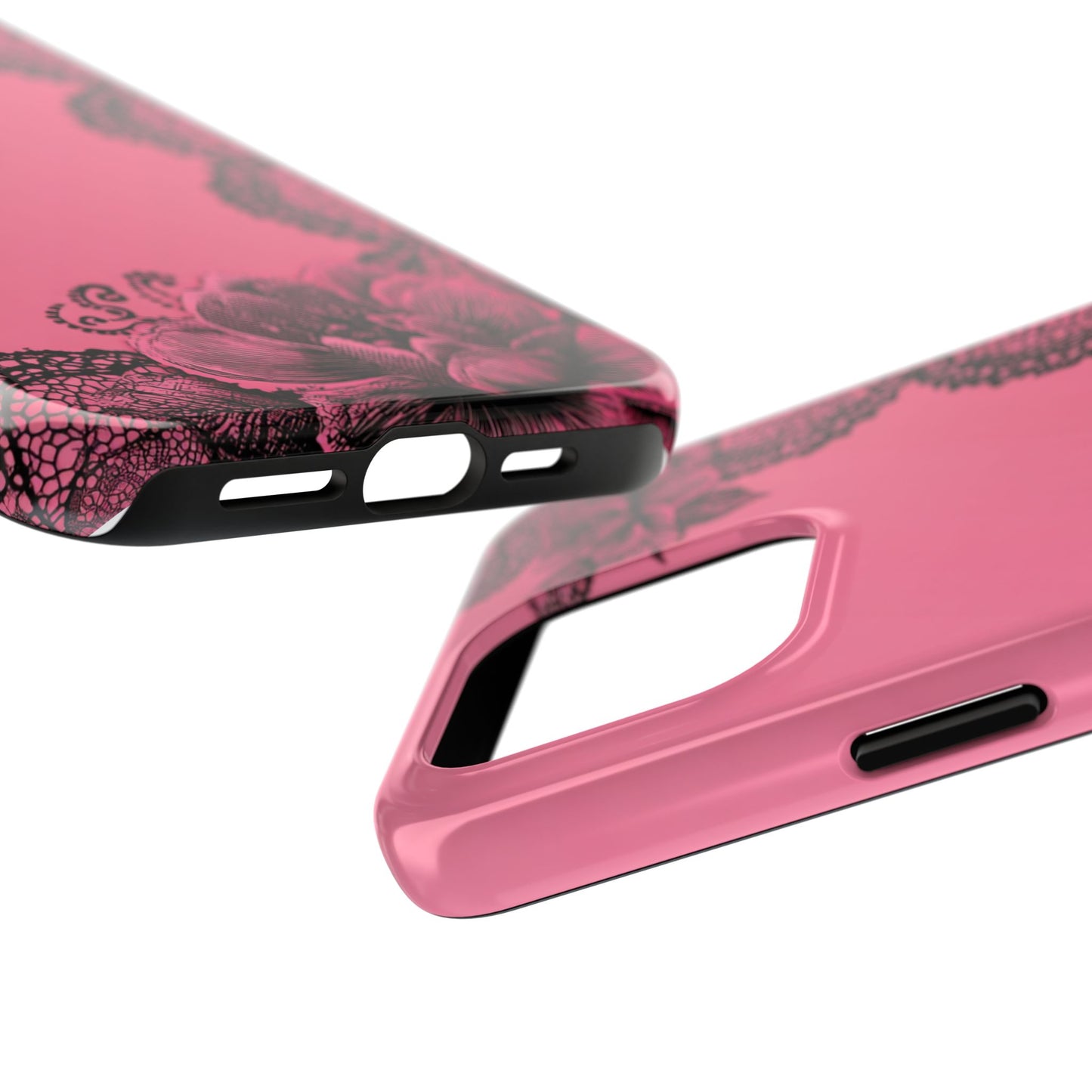 Pink Floral Lace