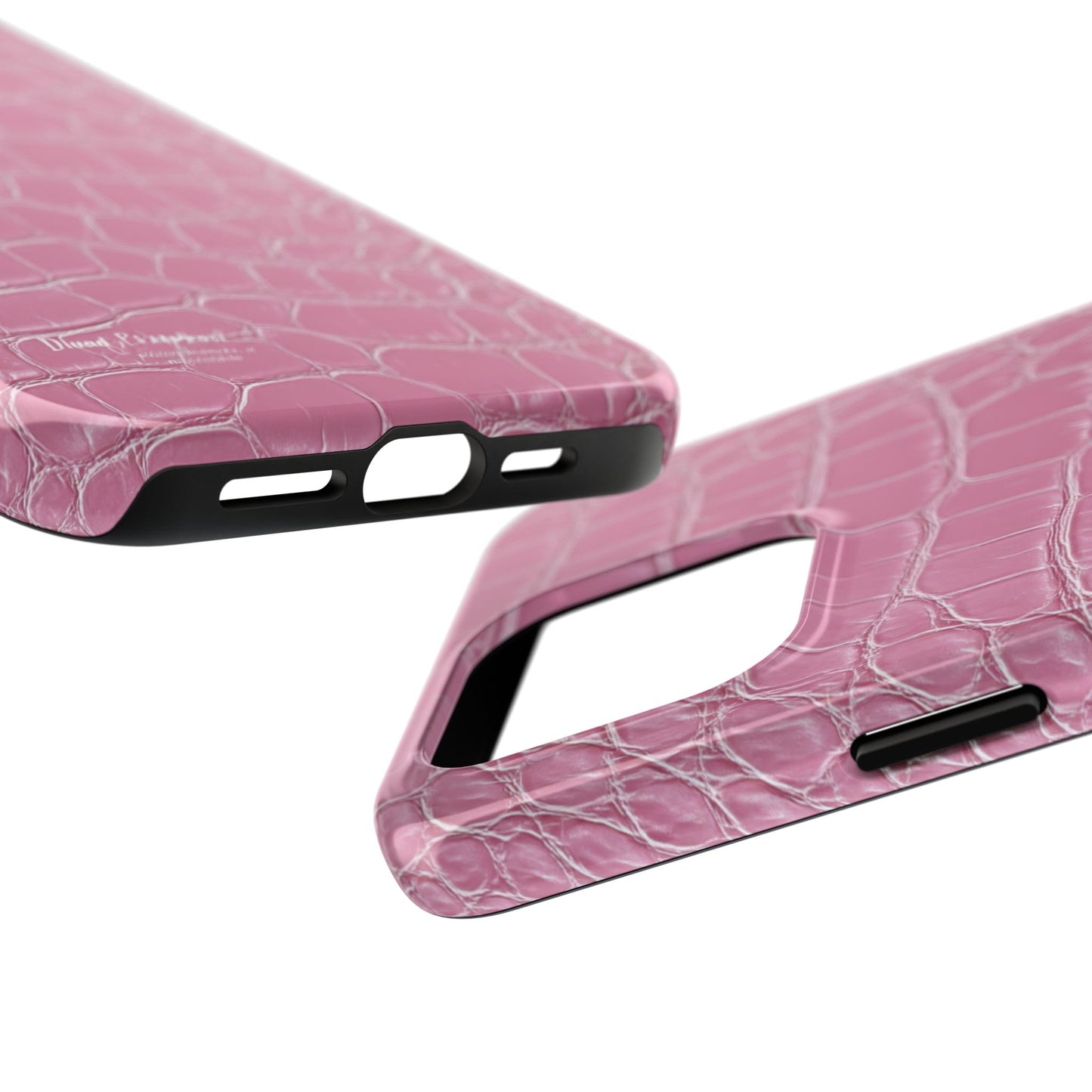 Pink Crocodile Leather