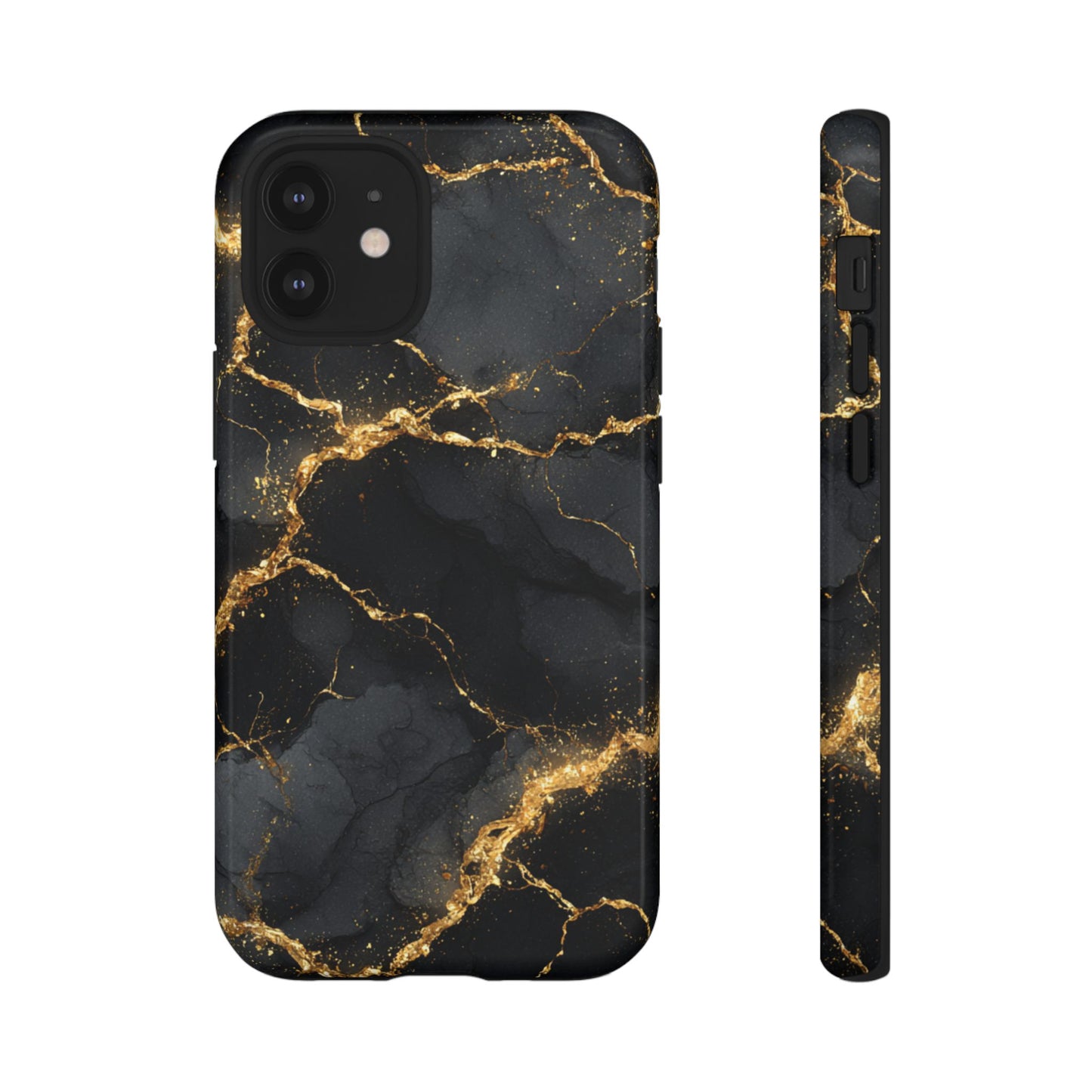 Black & Gold Marble [TOUGH CASE]