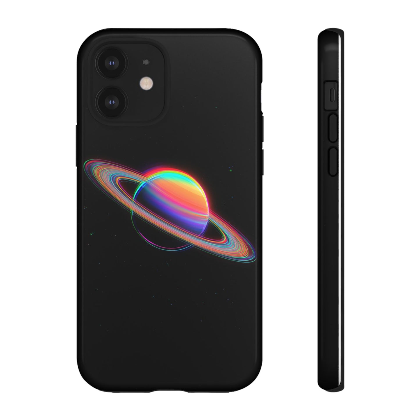 Glitched Saturn – (iPhone X - iPhone 17 Pro Max) [TOUGH CASE]