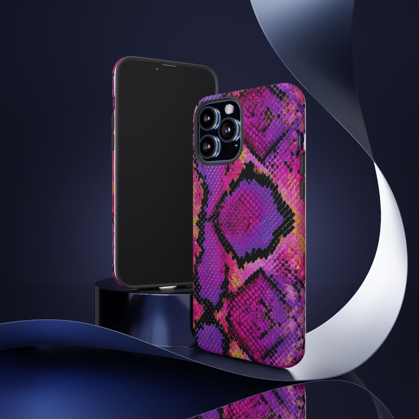 Purple Pink Snake Skin [TOUGH CASE]