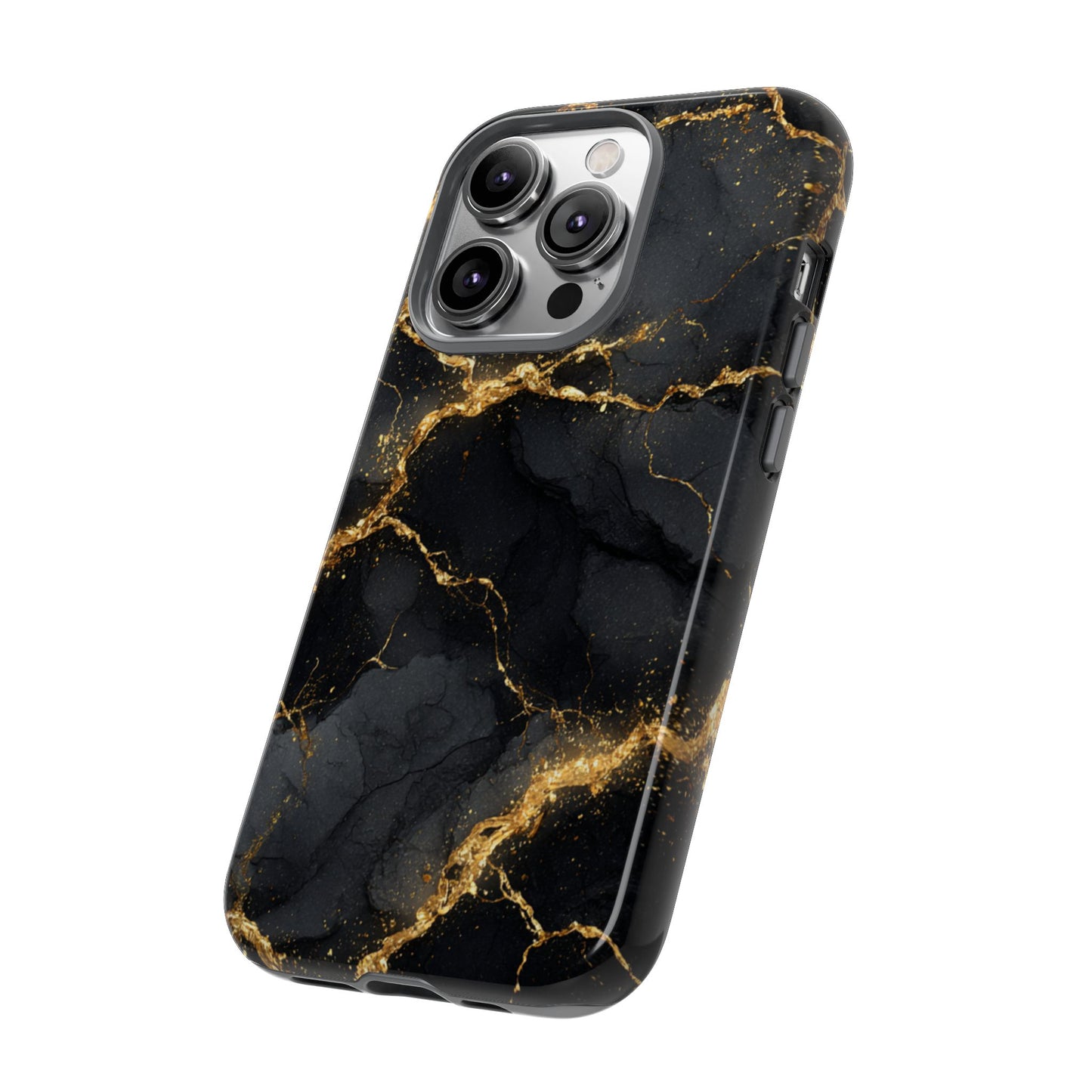 Black & Gold Marble [TOUGH CASE]