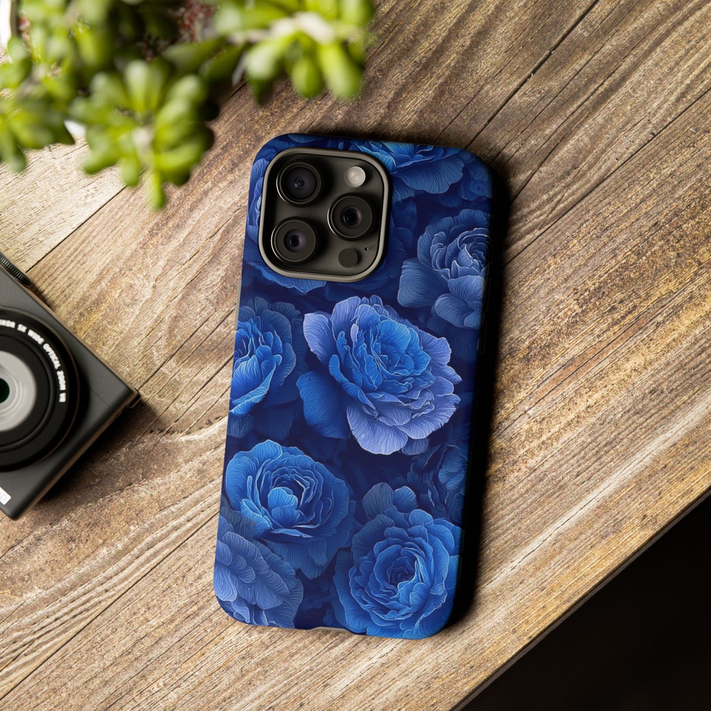 Floral Blue Roses [TOUGH CASE]