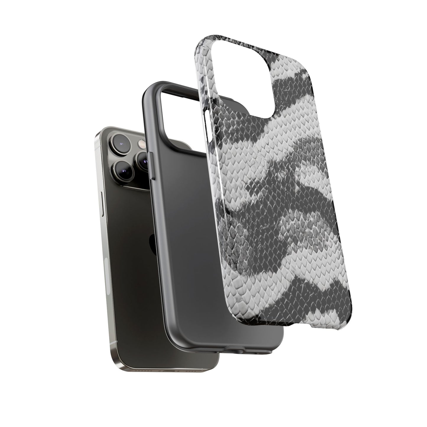 Black & White Snakeskin [TOUGH CASE]