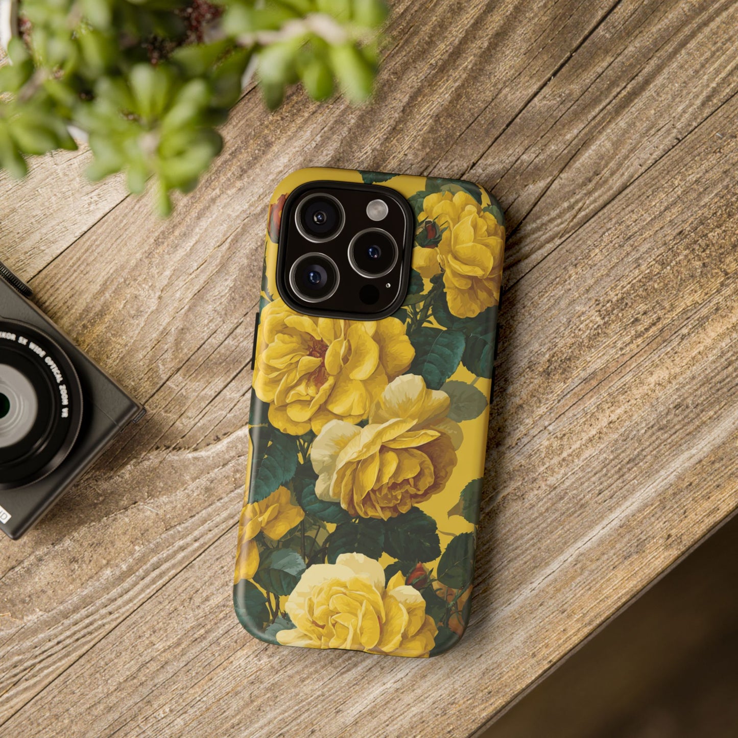 Floral Yellow Roses [TOUGH CASE]